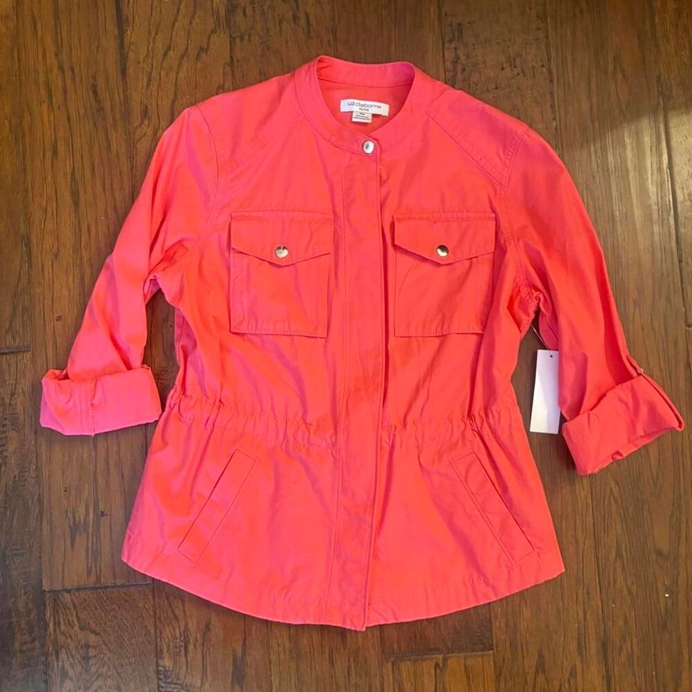 Liz-claiborne Women's Pink and Red Jacket